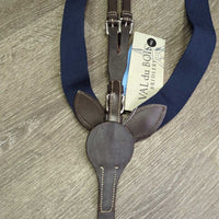 Elastic Breastplate, Running Martingale Attachment, Snaps, Tag *new
