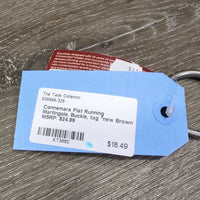 Flat Running Martingale, Buckle, tag *new
