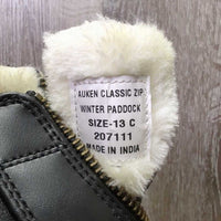 JUNIORS Winter Paddock Boots, Zip, tag, box *new
