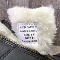 JUNIORS Winter Paddock Boots, Zip, tag, box *new
