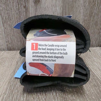 2 Neoprene Hoof Boot Pastern Wraps, cardboard *new, mnr punctures
