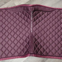 Quilt Dressage Saddle Pad, 4 Polos *vgc, clean, hairy, mnr clumpy, pills, film, dirt
