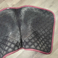 Quilt Dressage Saddle Pad, 4 Polos *vgc, clean, hairy, mnr clumpy, pills, film, dirt
