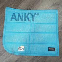 Sparkle Thick Quilt Dressage Saddle Pad, Non Slip Top *vgc, clean, hairy, mnr stains, creased
