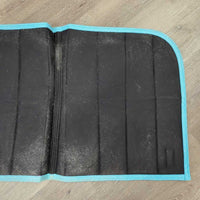Sparkle Thick Quilt Dressage Saddle Pad, Non Slip Top *vgc, clean, hairy, mnr stains, creased
