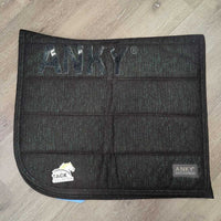 Sparkle Quilt Dressage Saddle Pad, non slip top *vgc, clean, mnr hair, creased
