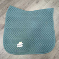 Thin Quilt Dressage Saddle Pad *gc/vgc, clean & mnr dirty, hairy, stains, rubs
