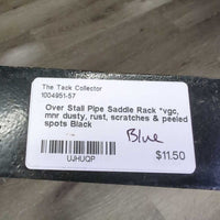Over Stall Pipe Saddle Rack *vgc, mnr dusty, rust, scratches & peeled spots
