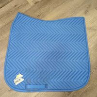 Thin Quilt Dressage Saddle Pad, *gc/vgc, clean & mnr dirty, hairy, stains, rubs
