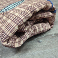 Med Winter Blanket, x2 legs *gc/fair, faded, clean, discolored, rubs, sm holes, mnr wpf, frayed, pills, residue, repairs
