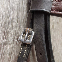 Rsd/FS Padded Bridle, Rsd/FS Braided Reins *xc//vgc, clean, mnr rubs, edge scrapes & scuffs, tight keeper
