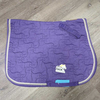 Quilt Jumper Pad, x2 piping *fair, clean, v pilly, faded, puckers, hair, rubs
