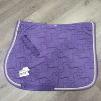 Quilt Jumper Pad, x2 piping *fair, clean, v pilly, faded, puckers, hair, rubs
