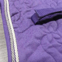 Quilt Jumper Pad, x2 piping *fair, clean, v pilly, faded, puckers, hair, rubs
