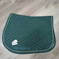 Thin Quilt Jumper Pad, piping *vgc, hair, popped seams, mnr puckers, threads, pills
