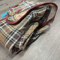 Hvy Mesh Fly Sheet, 2 legs, 1 detachable Belly Strap *vgc, clean, creases/folds, mnr rubs
