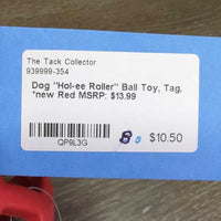 Dog "Hol-ee Roller" Ball Toy, Tag, *new
