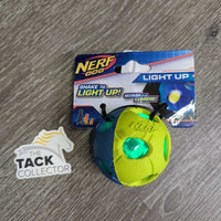 Dog Nerf Ball Toy, Light Up, Tag, *new
