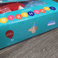 Dog Happy Birthday Box, Plush Ballon, Plush Cake, Dog Birthday Hat, Tag, *new
