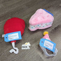 Dog Happy Birthday Box, Plush Ballon, Plush Cake, Dog Birthday Hat, Tag, *new
