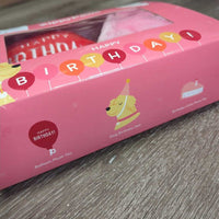 Dog Happy Birthday Box, Plush Ballon, Plush Cake, Dog Birthday Hat, Tag, *new
