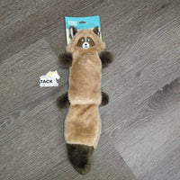 Dog Plush Racoon Toy, Squeaks, Tag, *new

