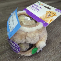 Dog Plush Squirrel Puzzle Toy, Tag, *new
