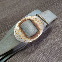 Nylon Web Bungee Cross Tie *gc, stains, dirty, rubs, faded, v.rusty
