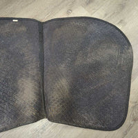 Thin Quilt Jumper Saddle Pad *gc/fair, clean & dirty, stains, hair, vfaded, cut tabs, edge rubs, holey/thin underside
