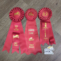 Horse Show Ribbons *gc, dusty, inscribed, mnr stains
