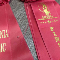 Horse Show Ribbons *gc, dusty, inscribed, mnr stains
