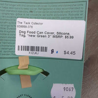 Dog Food Can Cover, Silicone, Tag, *new
