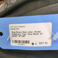 Dog Snow Suit, Liner, Water Resistant, Tag, *new
