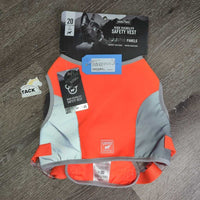 Dog High Visibility Safety Vest, Water Resistant, Tag, *new
