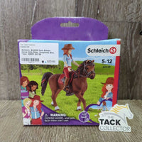#42539 Dark Brown Horse With Rider, Unopened, Box, *new
