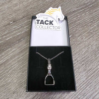 Stirrup Necklace, Chain, Box, *new
