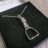 Stirrup Necklace, Chain, Box, *new
