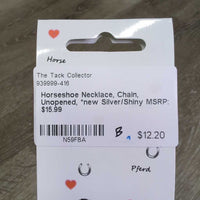 Horseshoe Necklace, Chain, Unopened, *new
