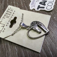 Horse Head Heart Necklace, Chain, Unopened, *new
