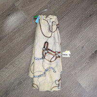 Stirrup and Bridle Infinity Scarf, Hanger, *new
