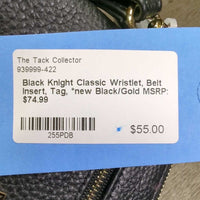 Black Knight Classic Wristlet, Belt Insert, Tag, *new
