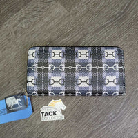 Snaffle Bit Wallet, Holds Cards, Tag, *new
