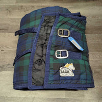 Hvy Quilt Stable Winter Blanket*gc/fair, clean, older v.torn lining, faded, 0 Legs
