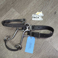 Biothane Modified Hackamore using 6" Hilason Walking Horse Interchangeable Cheeks *vgc, dirt, mnr residue, scuffs & scratches
