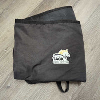 Light Winter Blanket NECK Only, 2 strap attachments *gc, clean, faded, repairs, hair, mnr wpf
