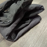 Light Winter Blanket NECK Only, 2 strap attachments *gc, clean, faded, repairs, hair, mnr wpf
