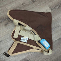 Winter Blanket NECK Only, 1 elastic strap *gc, dirty, hairy, older, cut off poll velcro, mnr wpf
