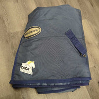 Hvy Hi Neck Winter Blanket, 0 legs/tail *gc/fair, clean, 0 wpf & tail flap, snags, sm holes, repairs. hairy, v.faded
