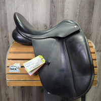 17.5" Adj *Set W - 6" NSC - Anika Dressage Saddle, Front & Rear Gusset Panels, XLg Front Blocks, Flaps: 15.5"L x 9.5"W Serial #: 2012 17.5 XW 80754
