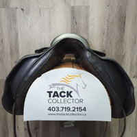 17.5" Adj *Set W - 6" NSC - Anika Dressage Saddle, Front & Rear Gusset Panels, XLg Front Blocks, Flaps: 15.5"L x 9.5"W Serial #: 2012 17.5 XW 80754
